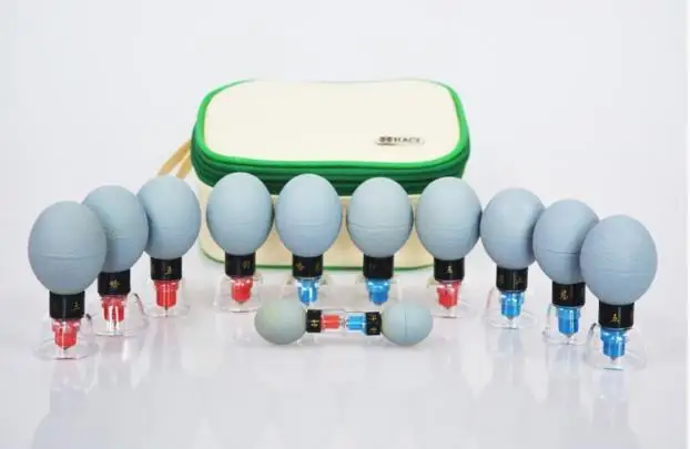 

12 negative pressure tank cupping implement five lines of five lines of needle hearts cupping vacuum cupping household