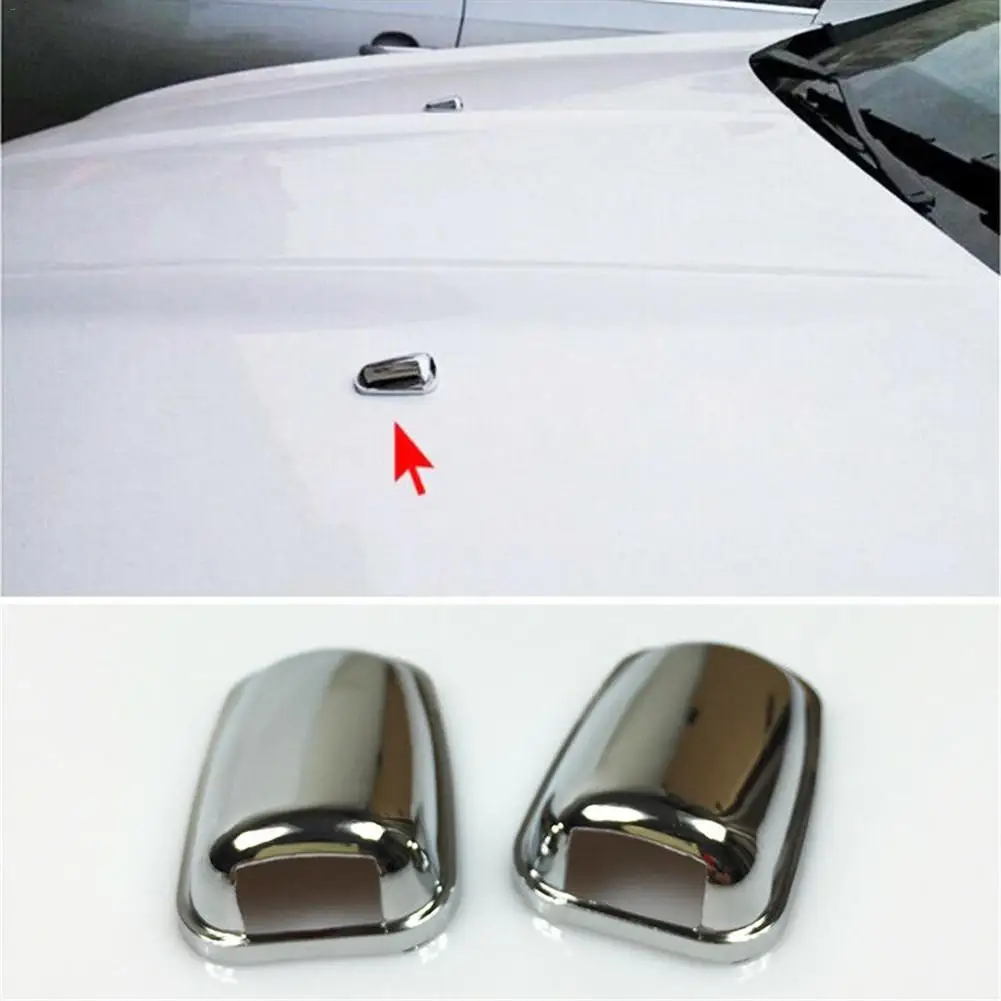 

Unique 2PCS Protective Cap Sprinkler Head Water Spray Nozzle Wiper Water-jet Cover Trim For Ford Focus 2 3 4 MK2 MK3 MK4