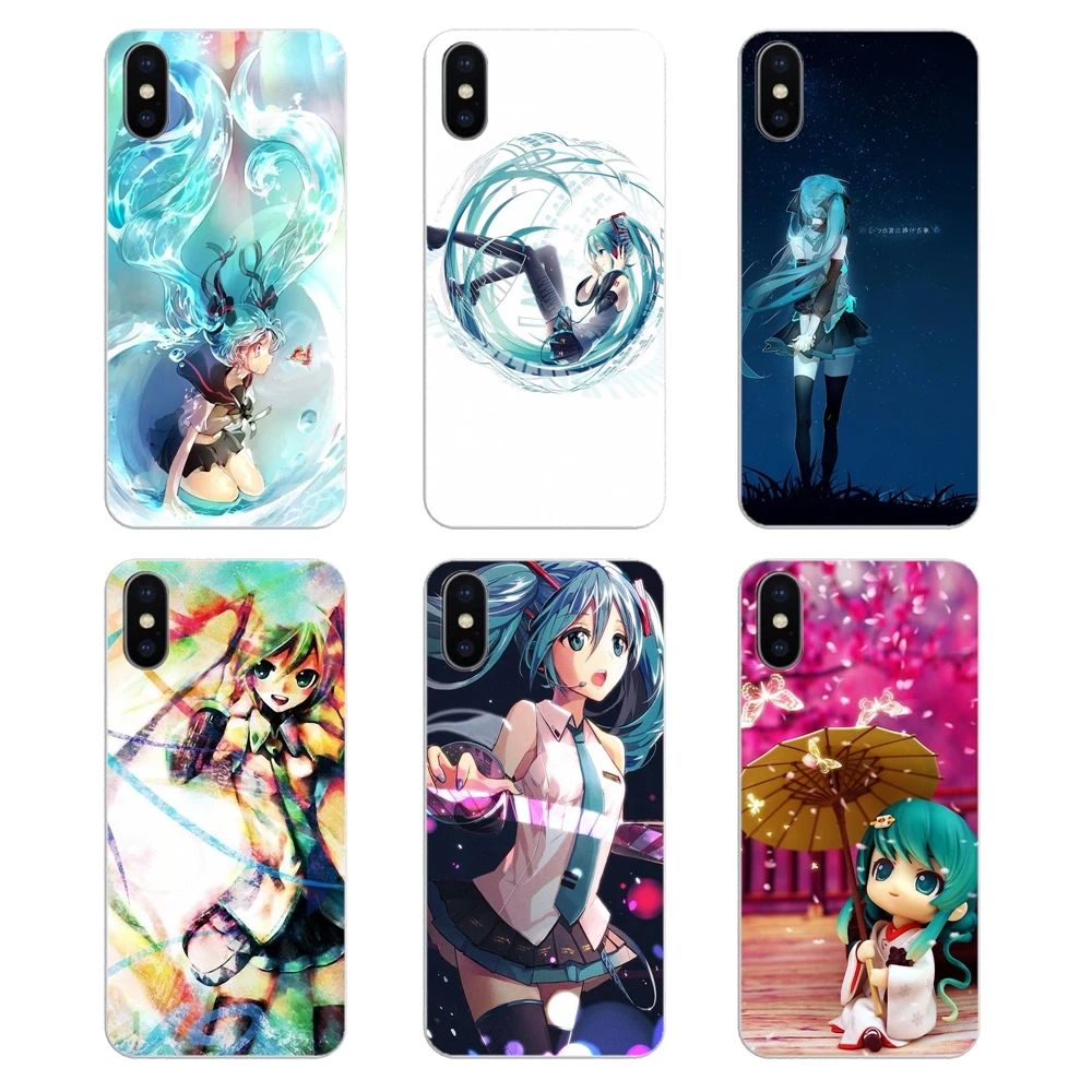 Прозрачные мягкие чехлы с рисунком Аниме Dakimakura Japan Hatsune Miku для LG G7 Q6 Q7 Q8 Q9 V30 X Power 2 3
