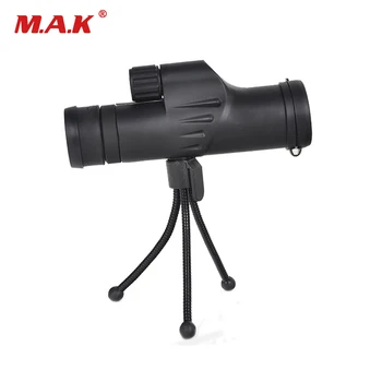 

8x30 Monocular Telescope Large Eyepiece Metal All-optical Glass Telescope with Tripod for Outdoor Camping