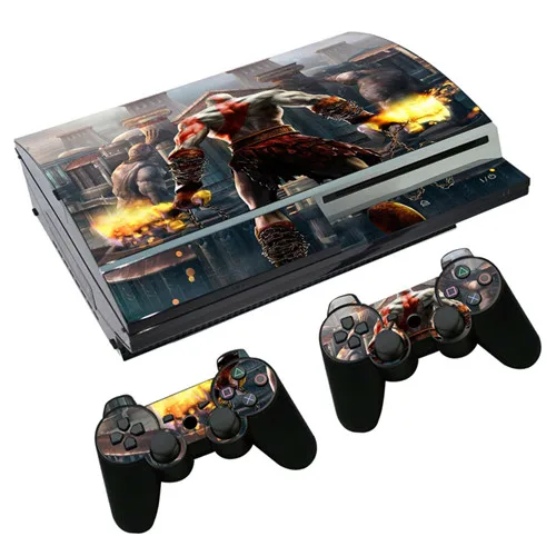 Игра God of War наклейка на кожу для PS3 Fat playstation 3 консоль и контроллеры для PS3 Скины Виниловые наклейки - Цвет: 0218