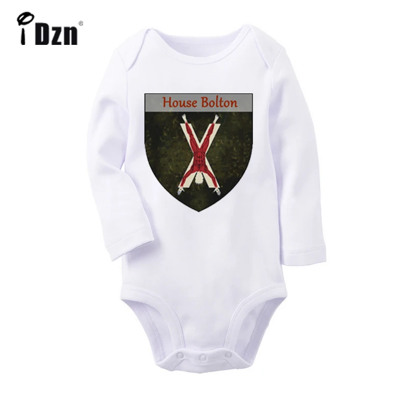 

Game of Thrones House Bolton Our Blades are Sharp Hold The Door HODOR Newborn Baby Bodysuit Toddler Onsies Jumpsuit Clothes