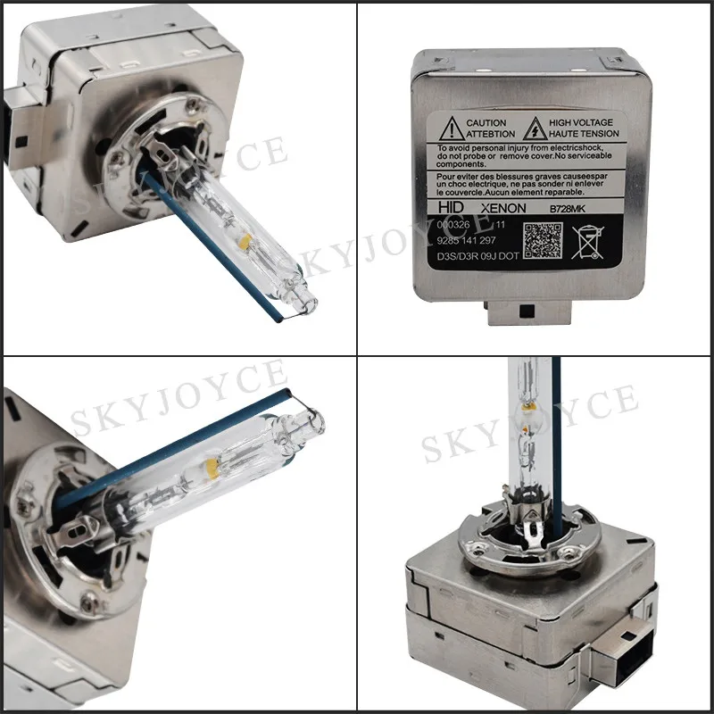 SKYJOYCE супер видение металлический коготь 55 Вт D1S ксеноновых фар, Высокопрочная конструкция лампы D3S 5000K 6000K D1S 4300K 8000K для автомобиля светильник D1S D3S комплект ксенонового балласта