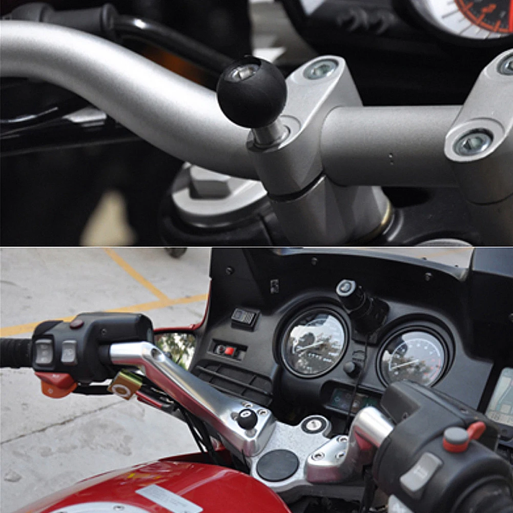 Держатель для телефона BMW Kawasaki gps, универсальный зажим для Руля Мотоцикла с шаром 1 '', аксессуары для мотоциклов, автозапчасти