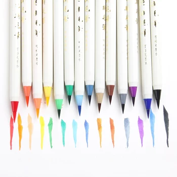

Colorful Calligraphy Pen Soft Brush Marker Watercolor Marker Pen DIY Cartoon Graffiti Manga Drawing Marker Fineliner Marker Pen