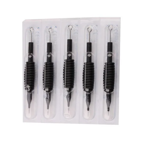 Free Shipping Professional 5pcs Sterile Disposable Tattoo Needles and Tubes Combo 9RL 9RT | Красота и здоровье