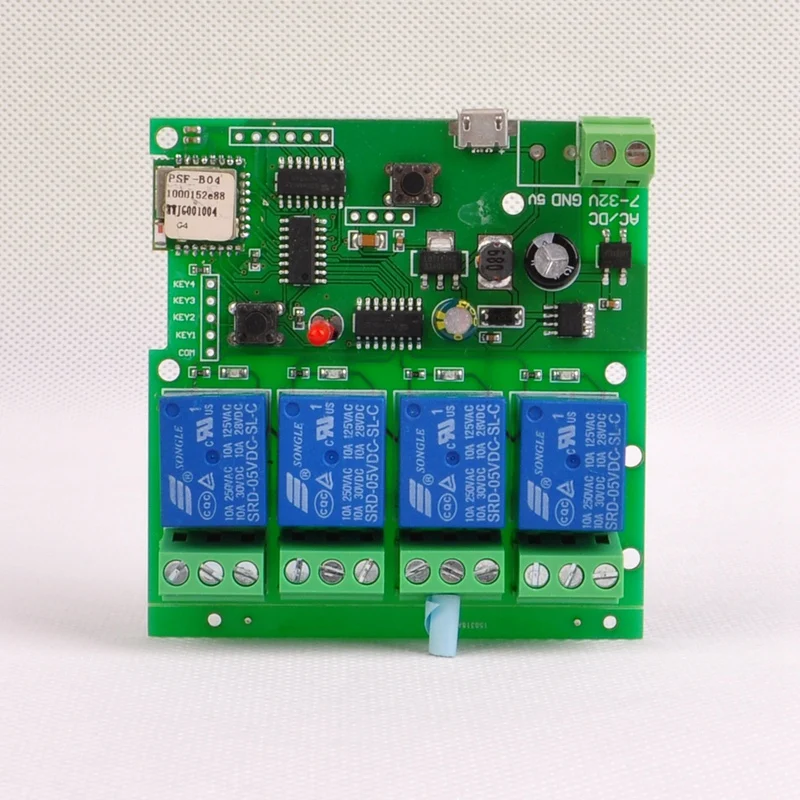 Для Dc7-32V 4Ch Wifi переключатель беспроводной релейный модуль умный дом автоматизация для системы контроля доступа инчинг/самоблокирующийся