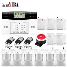 SmartYIBA GSM Alarmes de Segurança Sem Fio Em Casa Kits de Comando de Voz do Sistema de Alarme da Segurança Home do Assaltante GSM alarma