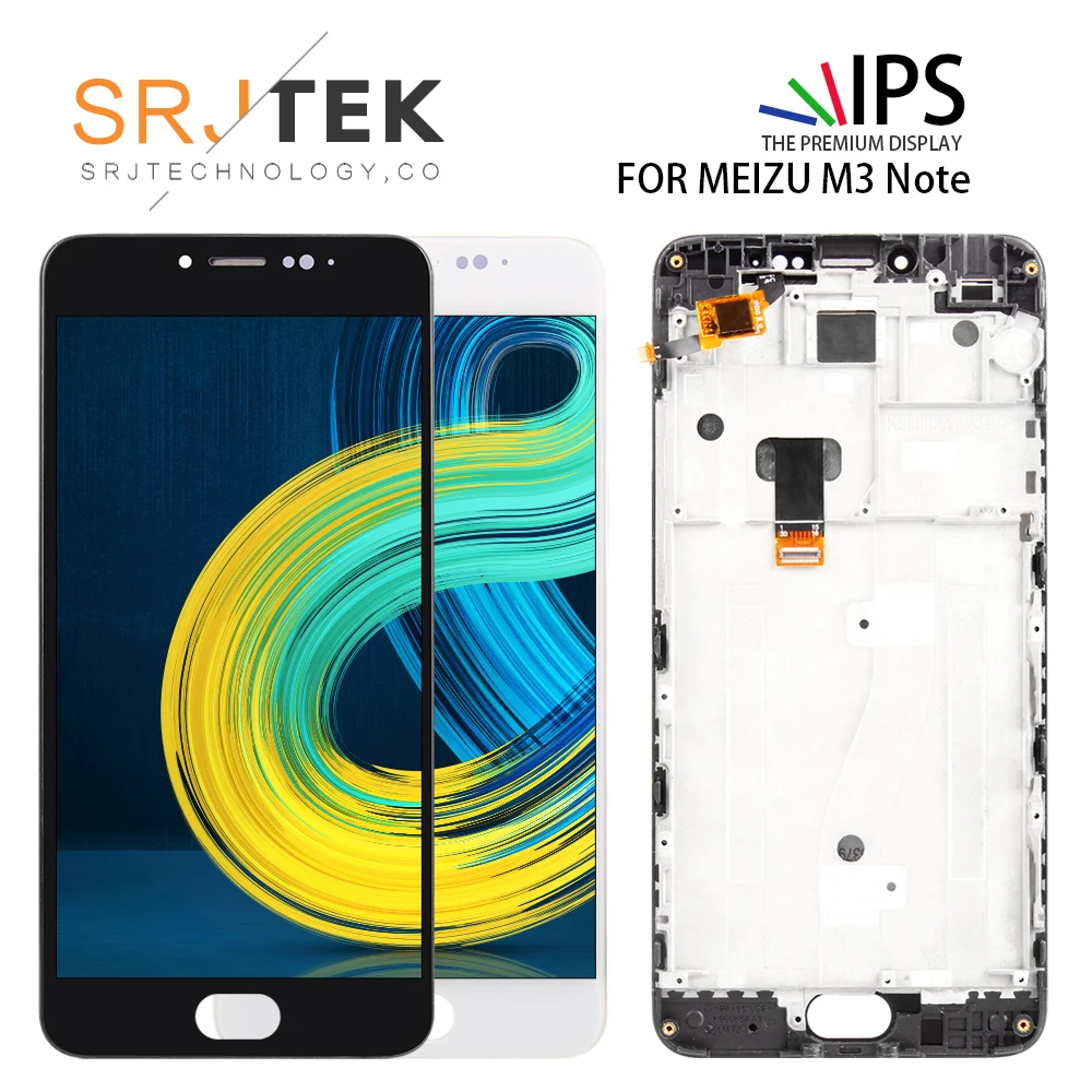 Srjtek для Meizu meilan M3/ Note 3 L681H ЖК-дисплей + кодирующий преобразователь сенсорного