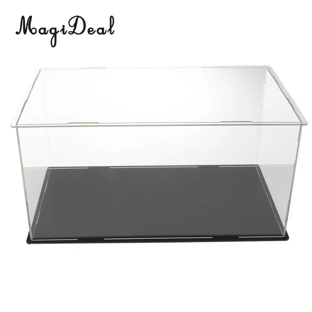

Clear Acrylic UV Protection Display Box Case Model Anime Figure Display Dustproof 28x16x14cm