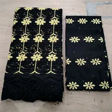 Швейцарская вуаль кружева в швейцарской вышитые французские сетчатые кружевные ткани высокого качества африканские хлопковые кружевные материалы 7 ярдов/lotHLB