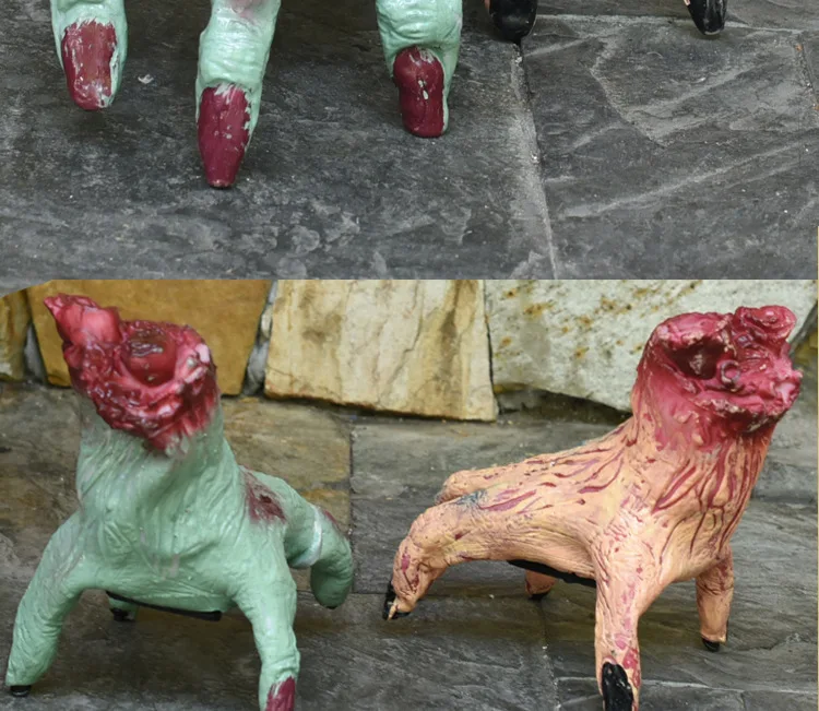 

Halloween decorations haunted house bar scene props electric climbing hand walking hand trick toys