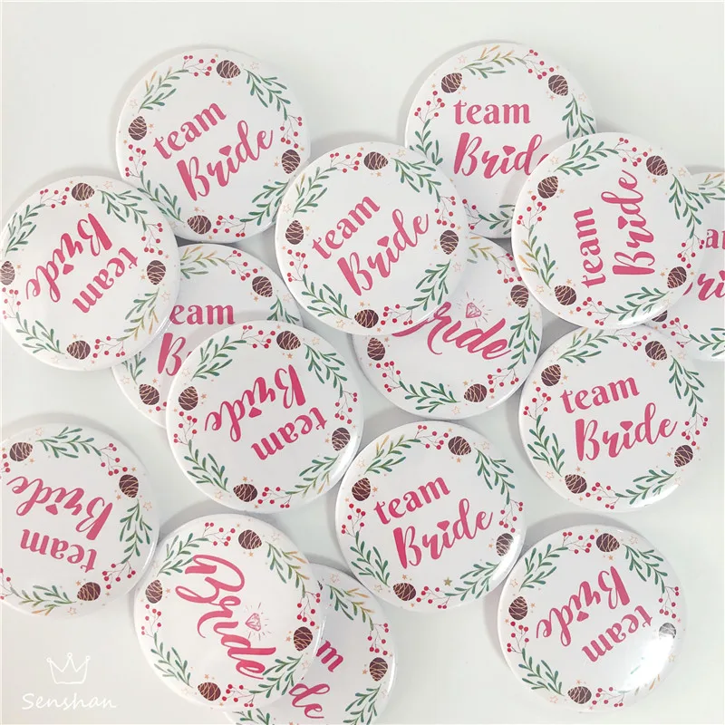 Hen Party Bride Badge Decoration Team Bride Coffetti Bridal Shower Decoration Team Bride Badge Bachelor party Supplies (18)