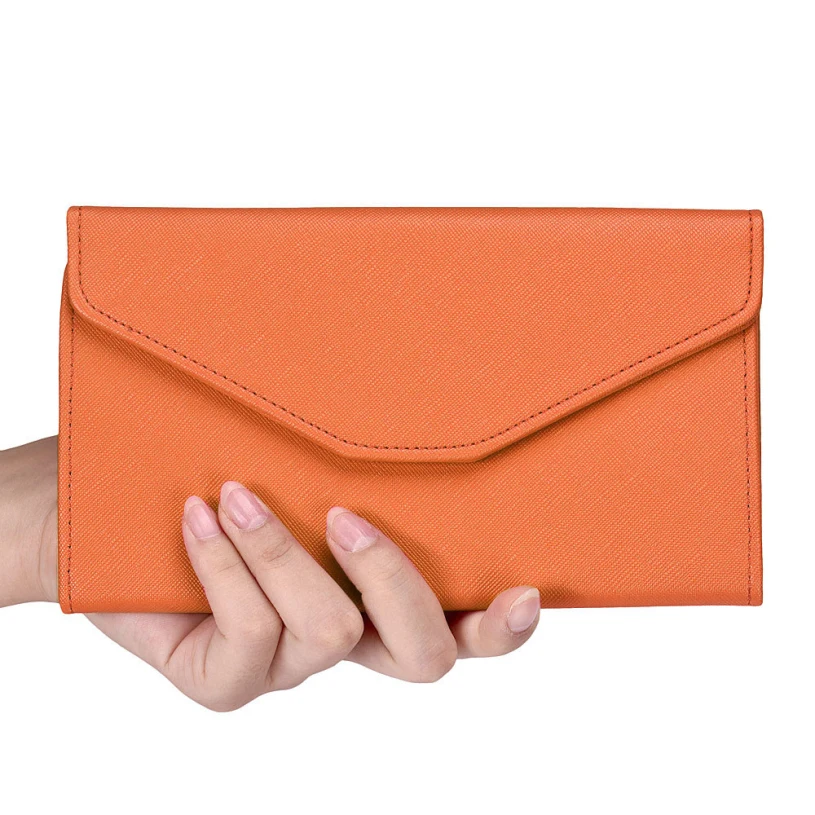 

New brand womans bag 2017 Fashion Women Clutch Long Leather Envelope Handbag Bag portefeuille femme Dropshipping