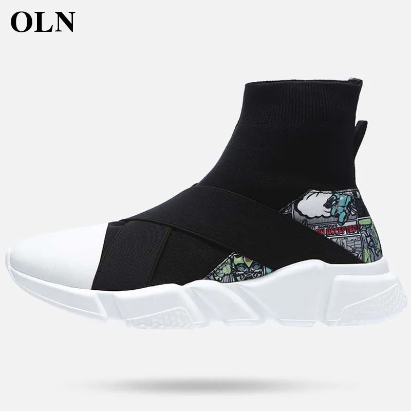 

OLN Man Woman Brand Outdoor Athletic Comfortably Men Running Shoes Outdoor Jogging High quality fabric Womens Sneakers Lovers