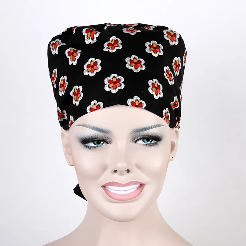 surgical scrub caps ,lab caps,skull caps 100 cotton one size medical capsin Accessories from