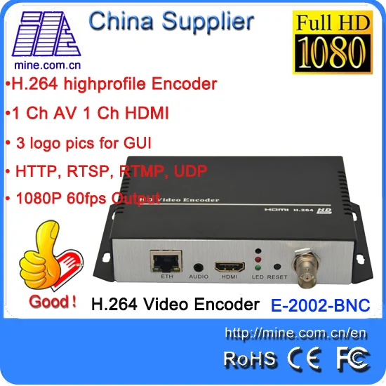 

MINE technology MV-E2002BNC HDMI/BNC/CVBS H.264 ip encoder