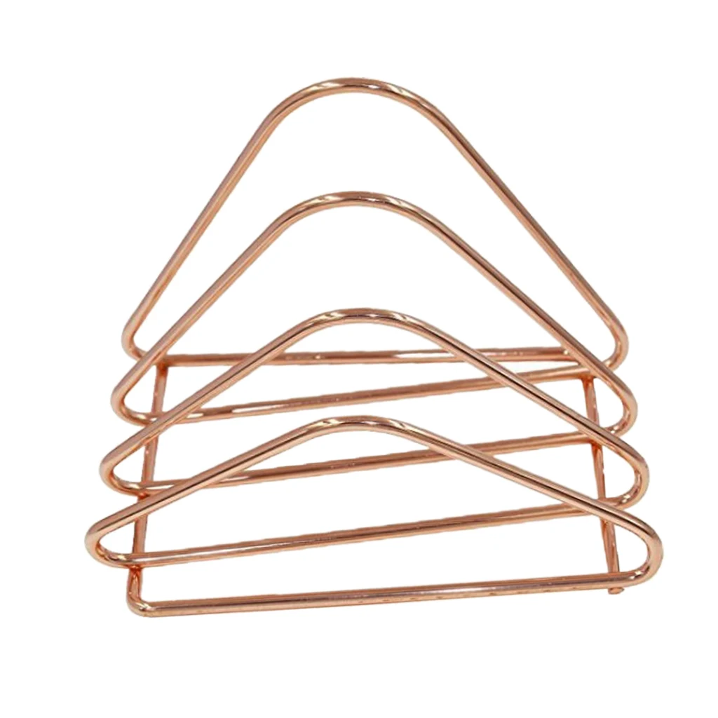 Creative Iron Office Desk File Sorter Letter Folder Holder Organizer Rack