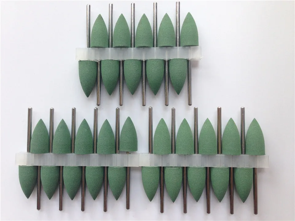 

New Dentist Products SILICONE Polishers 2.35mm Diamond Polishing Burs 30pcs/3set For Dental Lab