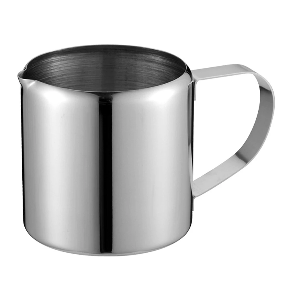 Kitchen Coffee Latte Home Stainless Steel Polished Restaurants Milk Jug Jar Sugar Drink Catering Use Cream With Handle