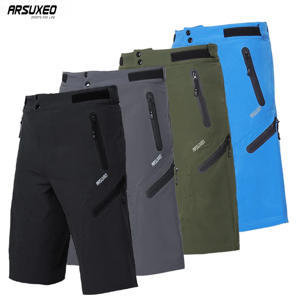 ARSUXEO Men's Outdoor Sports Cycling Shorts Downhill MTB Shorts