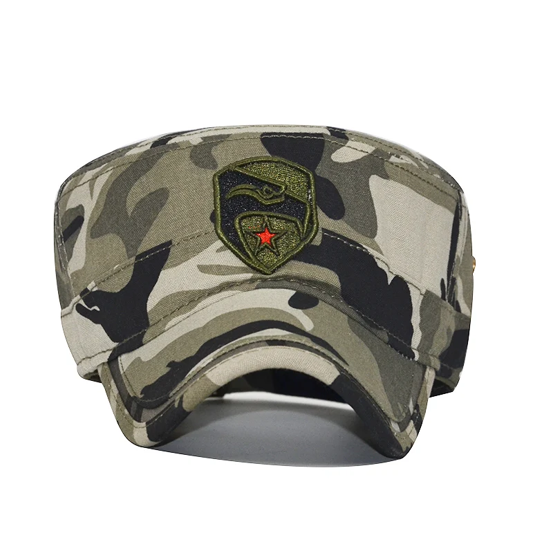 Высококачественная военная шляпа мужская темно-синяя кепка Snapback Орел плоская кепка s Камуфляж Охота Рыбалка шляпа папы костяная камуфляжная уличная Кепка s