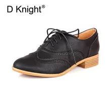 Для женщин Повседневное со шнуровкой модная женская хлопковая обувь круглый носок обувь с вырезанной перфорацией типа «броги» женские оксфорды Размеры 34–43 для женщин, Дамская обувь для отдыха, на плоской подошве кеды