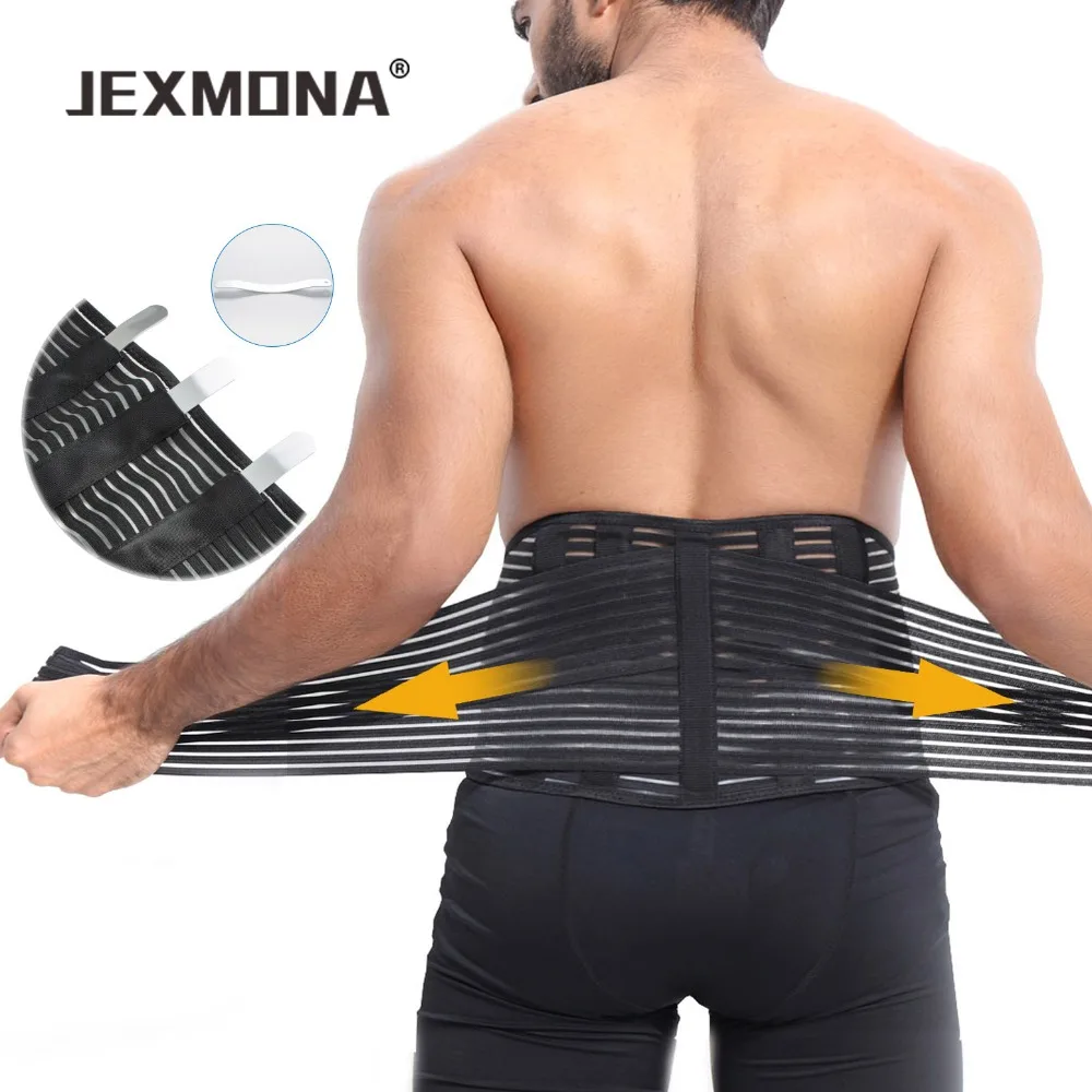 

Waist Support Lumbar Belt back Brace bandage For Pain Relief posture corrector health Care gym fitness waist protector
