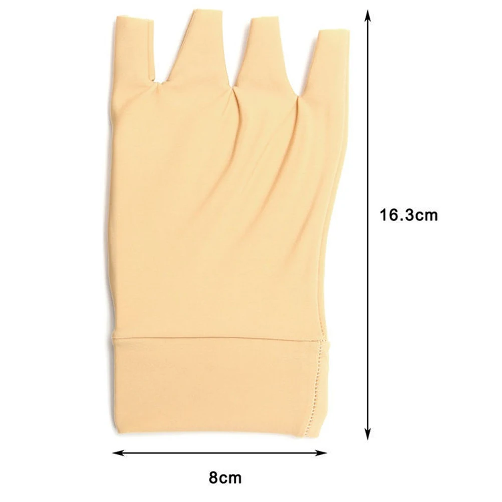 1 Pair Washable Nylon Spandex Anti Inflammatory Hand Compression Arthritis Relief Fitness Gloves