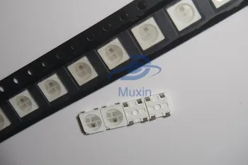 

WS2812B (4pins) 5050 SMD 200 PCS WS2812 Individually Addressable Digital RGB LED Chip 5V WS2812B ws2812b 2812 LED Chip IC SMD