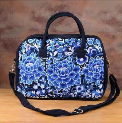 

Fashion Embroidery Women Casual Totes!Nice Multi Floral Embroidered Lady Shoulder&Crossbody bags All-match Casual Multi-use bags