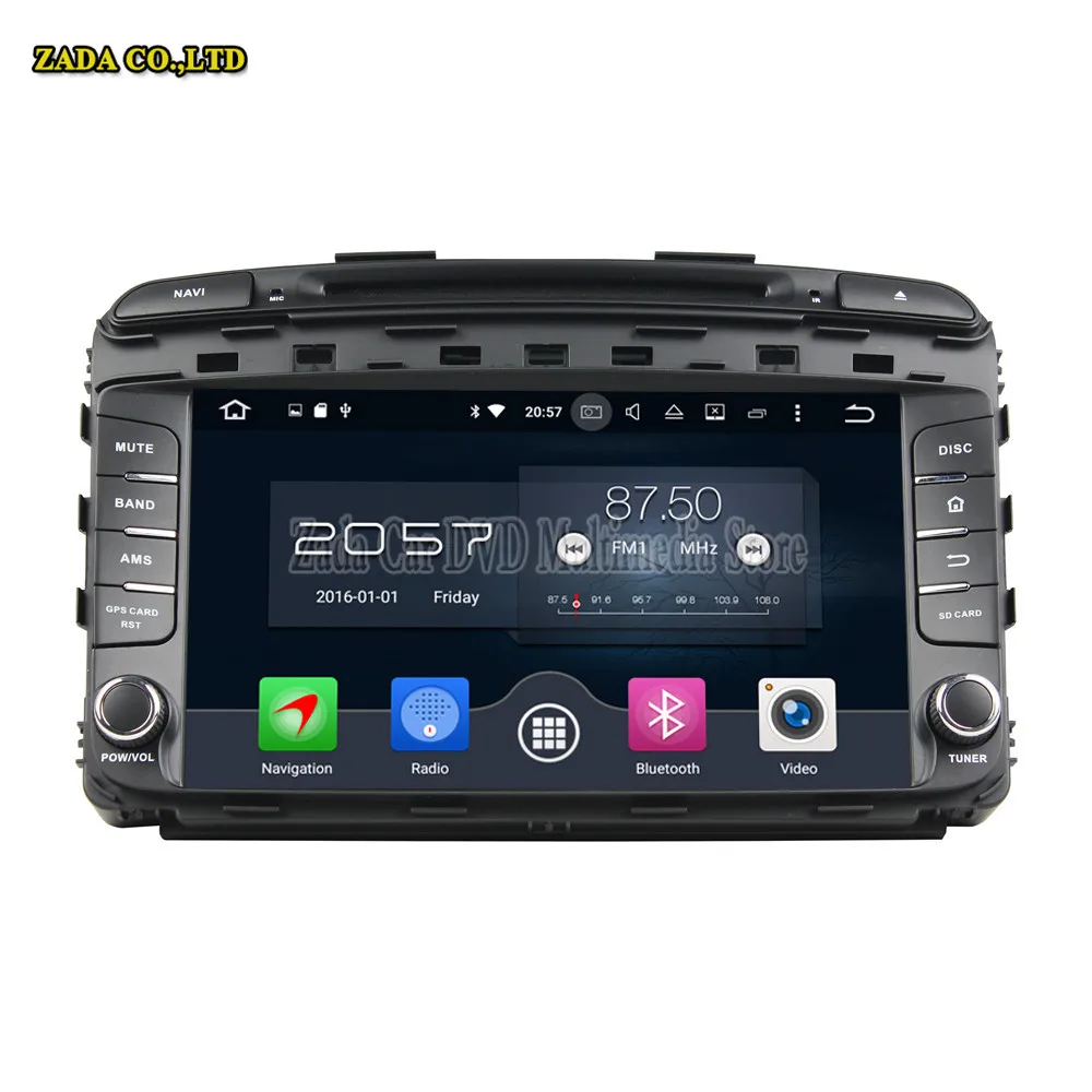 NAVITOPIA 9inch 4GB+64GB 8 Core Car GPS navigation For KIA SORENTO 2015 with Mirror Link/Bluetooth/wifi Radio Head Unit | Автомобили и