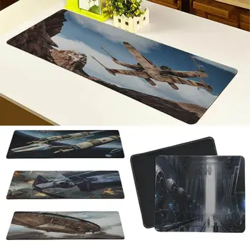 

MaiYaCa Beautiful Anime Star Wars Aircraft Beautiful Anime Mouse Mat Large Gaming Lockedge Mouse Mat Keyboard Pad