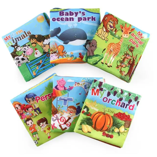 Baby Toys Soft Cloth Books Baby Intelligence Development Infant Educational Stroller Rattle Toys Baby Toys 30% off 5
