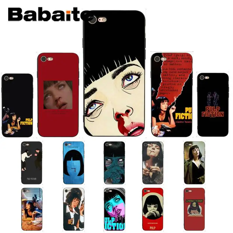 

Babaite Pulp Fiction fashion cool patternjpg Newly Phone Case for iPhone 8 7 6 6S 6Plus X XS MAX 5 5S SE XR 11 11pro 11promax