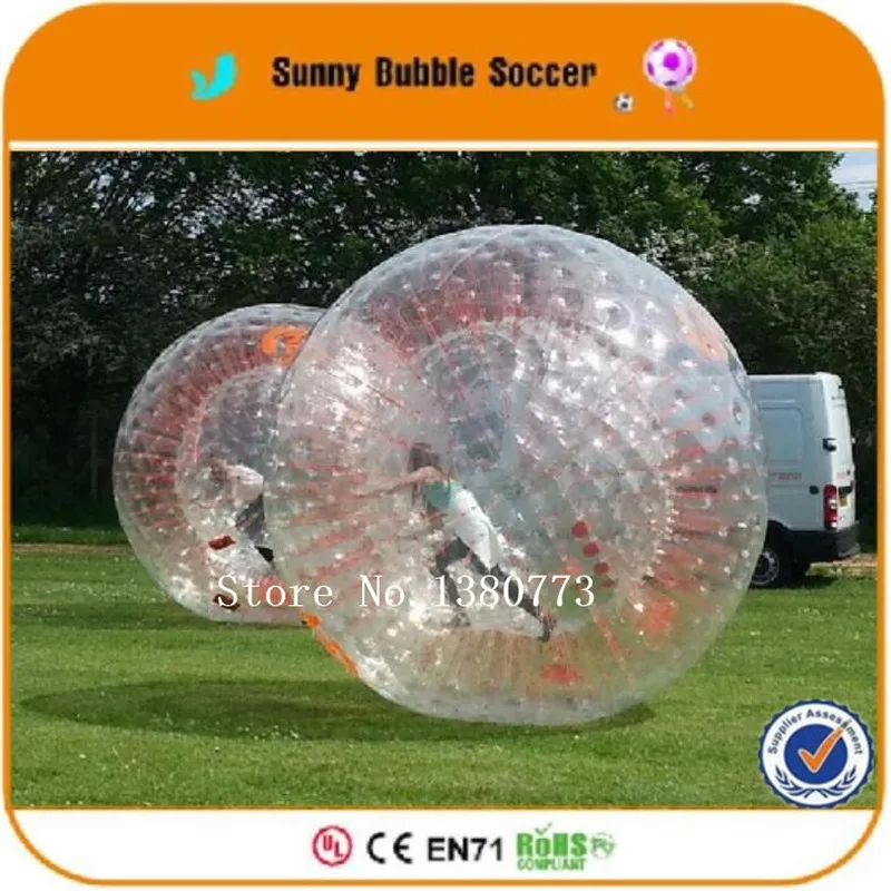 Забавный коммерческий интересный прозрачный надувной зорбинг мяч для продажи с диаметром 2,5 м