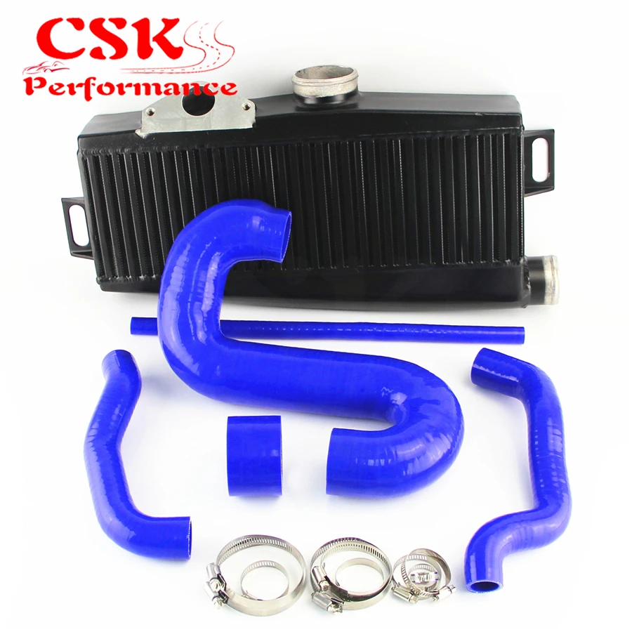 New Top Mount Intercooler Kit w/ Silicone Hoses Fits For 02 07 Subaru