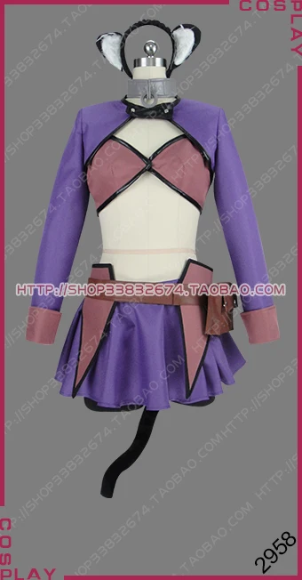 

How Not to Summon a Demon Lord Isekai Maou to Shoukan Shoujo no Dorei Majutsu Rem Galleu Dress Cosplay Costume S002