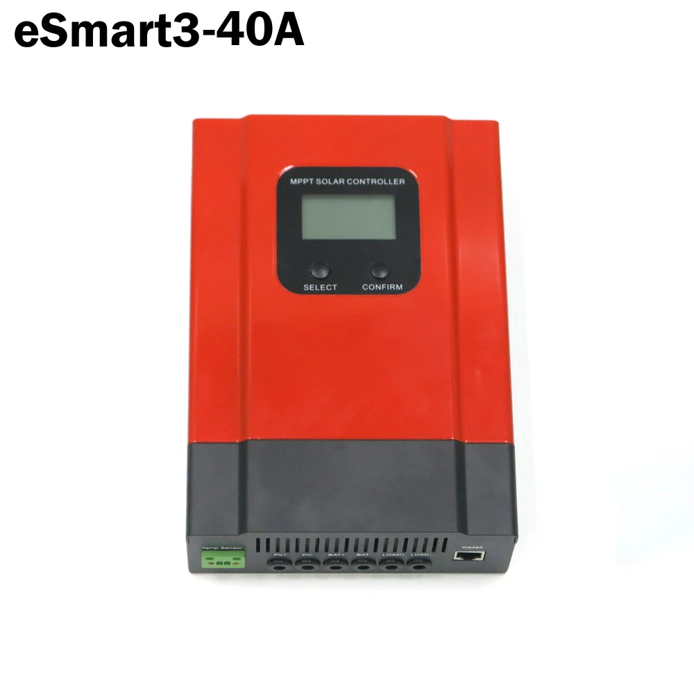 ESmart3-20A 30A 40A 50a 60A MPPT Контроллер заряда 12 В 24 в 36 в 48 в авто ЖК-дисплей RS485 связь