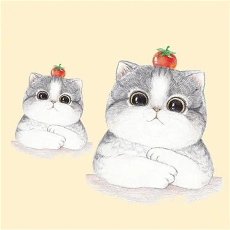

Sweet Street Icon Women Men Clothes 25CM Cat Apple Iron on transfer Printing Patches for clothing T-shirt Patch DIY Stickers