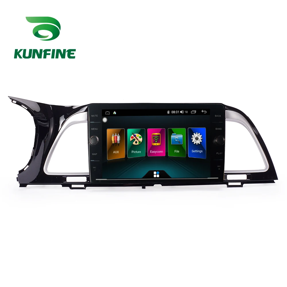 Top Octa Core ROM 64GB Android 8.1 Car DVD GPS Navigation Player Deckless Car Stereo for KIA K4 2014 Radio Steering Wheel Control 1