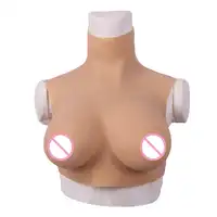 70C CUP breast form for crossdresser Realistic touch Feeling Adhesive Silicone False Boob Crossdressing Breast enhancer shemale