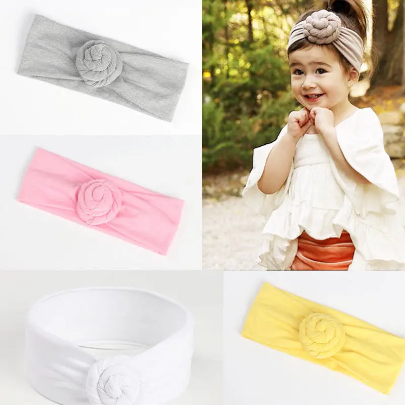 Детская эластичная повязка на голову с цветочным узором|gift gifts|gift girlgift accessories |