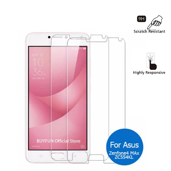 Ультратонкое закаленное стекло премиум класса для Asus zenfone 4 MAX ZC554KL 5 дюйма