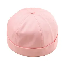 Весенне-летняя хлопковая кепка Yuppie с черепом без козырька винтажный изогнутый край кепка хип-хоп шапка для мужчин и женщин шапка с отворотом Skullies