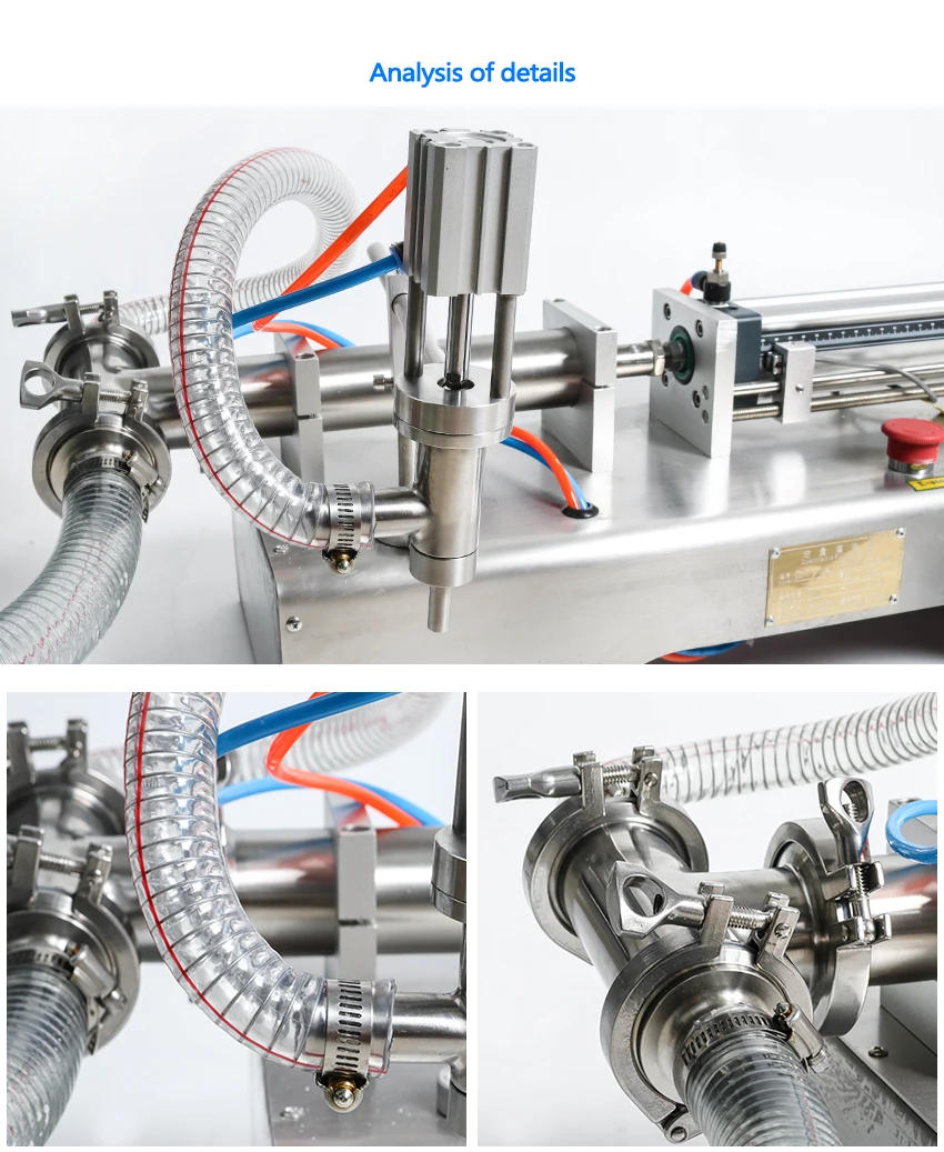 ZONESUN 5-100 мл горизонтальная пневматическая машина для наполнения жидкости, e машина для наполнения жидкого масла молока, машина для наполнения напитков