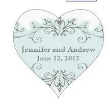 1 5inch Blue Swirls font b Wedding b font font b Favor b font Stickers