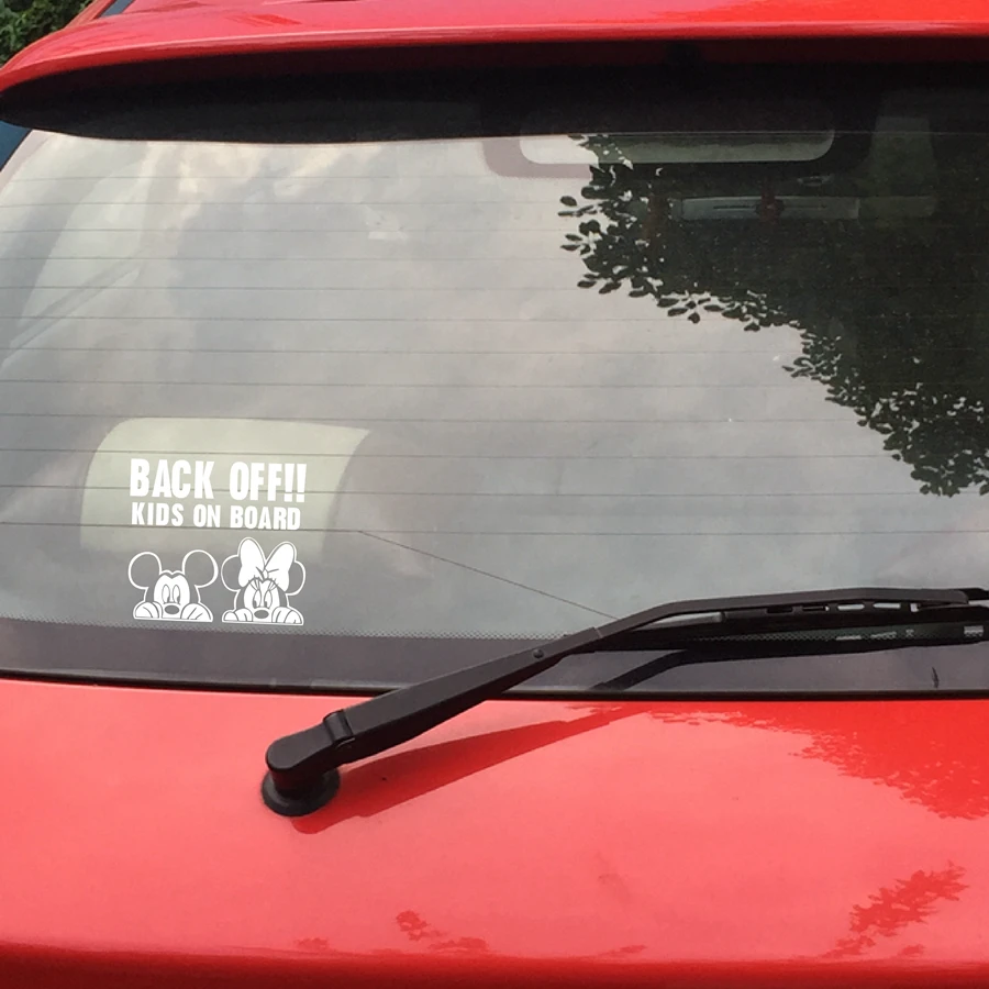 Autocollant De Voiture Bebe A Bord Autocollant De Voiture En Vinyle Mickey Minnie Mouse Pour Voiture Pare Choc Pour Fenetre De Voiture Dessin Anime Aliexpress