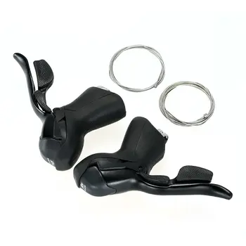 

Bike Shifter Lever Front Rear Derailleur Set 7S / 8S / 9S / 10S Road Bike Brake Lever Extra Inner Shift Cable Bike Shifter Lever