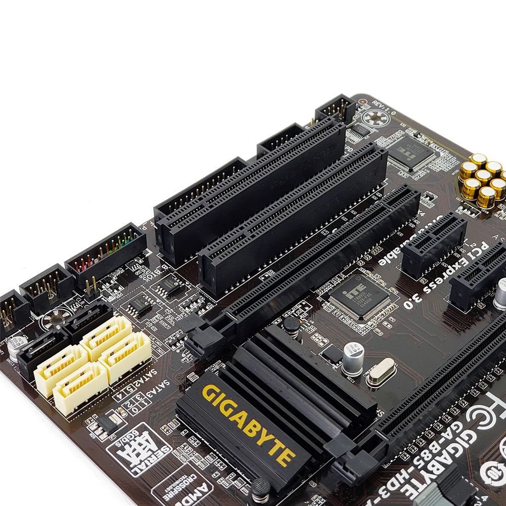 Gigabyte GA-B85-HD3-A рабочего Материнская плата B85-HD3-A B85 LGA 1150 i7 i5 i3 DDR3 32G SATA3 USB3.0 VGA, HDMI, DVI HDMI блок питания ATX